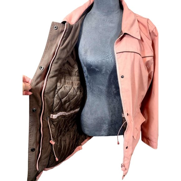 Outback Trading Co Ladies Western Jacket Quilted Lining Medium Weight Size Large - Picture 2 of 10